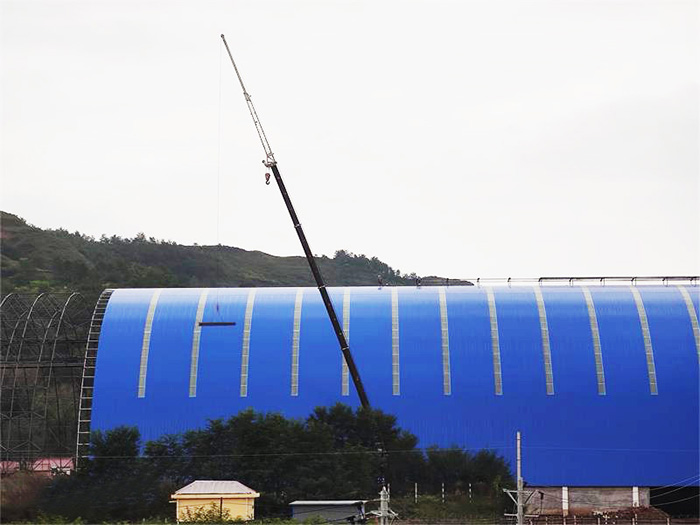 龙口煤棚网架工程