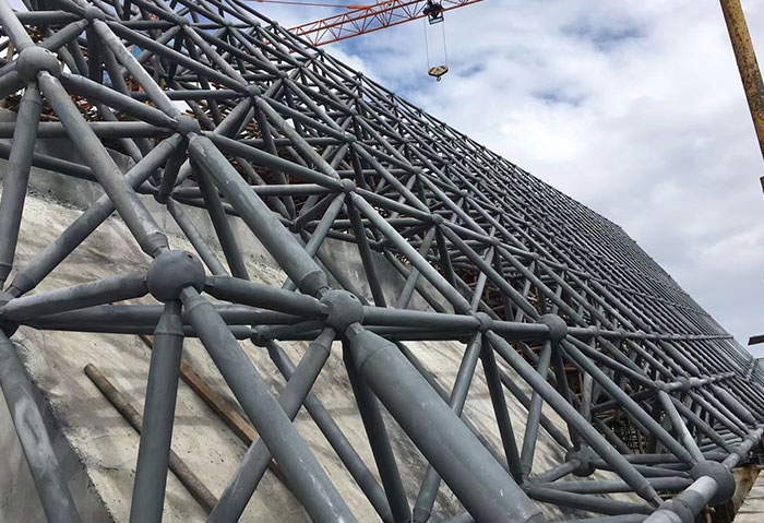 龙口网架施工